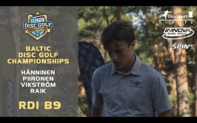 Innova Baltic Tour Championship 2019, Round1, Back 9 (Piironen, Vikström, Raik, Hänninen)