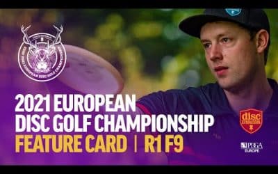 2021 European Disc Golf Championship | Round 1, Front 9 | Lizotte, Håland, Semerád, Plaue