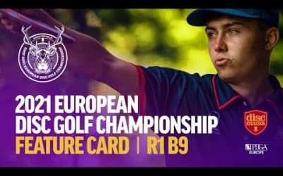 2021 European Disc Golf Championship | Round 1, Back 9 | Lizotte, Håland, Semerád, Plaue