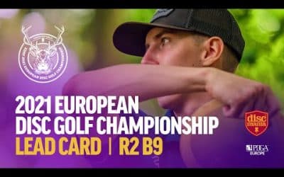 2021 European Disc Golf Championship | Round 2, Back 9 | Lizotte, Tetzel, Berg, Knápek