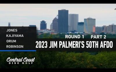 2023 Jim Palmeri’s 50th American Disc Flying Open – Rnd 1 Part 2 – Jones,  Kajiyama, Orum, Robinson