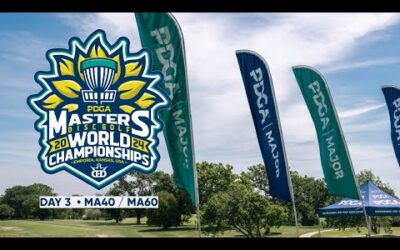 2024 PDGA Pro & Am Masters World Championships • Round 3 • MP40 & MA60 Pools • Footage & Recap
