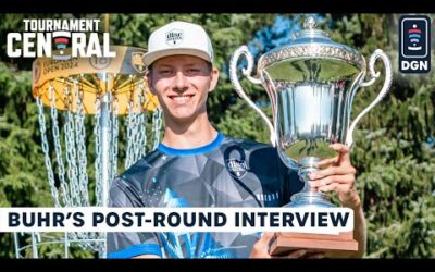 Gannon Buhr Secures Second Career Major Victory || Tournament Central on Disc Golf Network