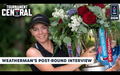 Emily Weatherman Makes History in Iowa || Tournament Central on Disc Golf Network