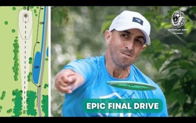 Epic Disc Golf Drives on Hole 18 at THE MONSTER || 2024 European Open Round 1