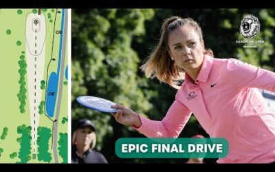 Epic Disc Golf Drives on Hole 18 at THE MONSTER || 2024 European Open Round 2