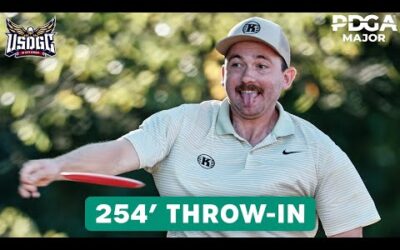 WHAT A PAR | 254′ Throw-In From Clay Edwards