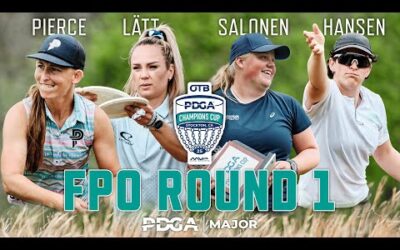 Round 1, FPO | 2025 PDGA Champions Cup by OTB & MVP Disc Sports