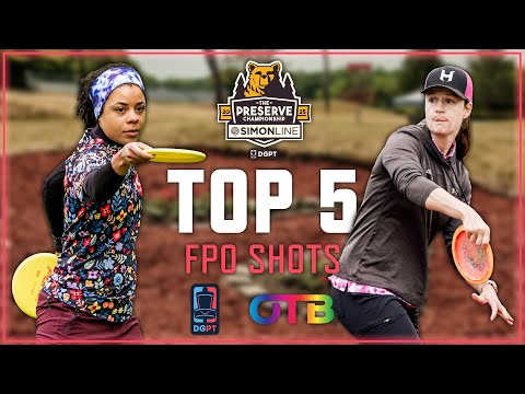INCHES from an Ace! | OTB’s Top 5 FPO Shots | 2025 The Preserve Championship presented by Simon Line