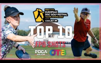 Crowd Ducks for a PERFECT Approach! | OTB’s Top 10 FPO Shots | 2025 European Disc Golf Festival