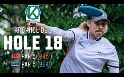 WATCH HOLE 18 LIVE AT THE KROKHOL DISC GOLF COURSE IN NORWAY! KROKHOL OPEN LIVESTREAM