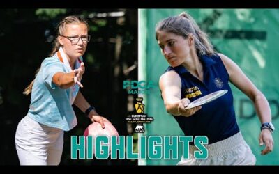 Round 2 Highlights, FPO | 2025 European Disc Golf Festival