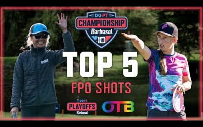 Saves it with a HUGE THROW-IN! | OTB’s Top 5 FPO Shots | 2025 Disc Golf Pro Tour Championship