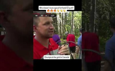 This forehand putt was sick!! This is from our Champs chumps on Prince Edward Island in Canada