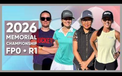 2026 Memorial Championships • FPO Rnd 1 • Ohn Scoggins • Violet Main • Kona Montgomery • Jen Allen