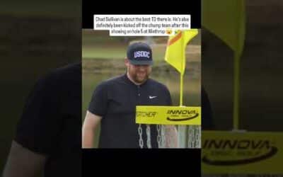 Superstar TD Chad Sullivan is also an absolute beast at disc! Nate promptly kicked him off the chump