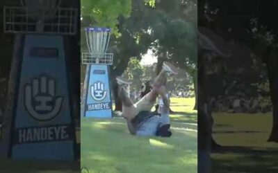 Sometimes the course literally knocks you on your back 🙃