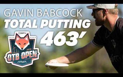 Gavin Babcock makes 463′ of Putts during Round 2 of the 2026 OTB Open