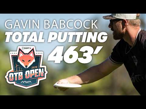 Gavin Babcock makes 463′ of Putts during Round 2 of the 2026 OTB Open