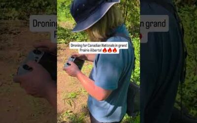 Droningfor Canadian Nationals with bonus free blueberries!