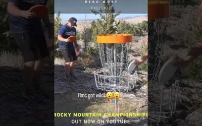 One of the toughest greens in disc golf doing it’s thing 😬😬😬 #discgolf